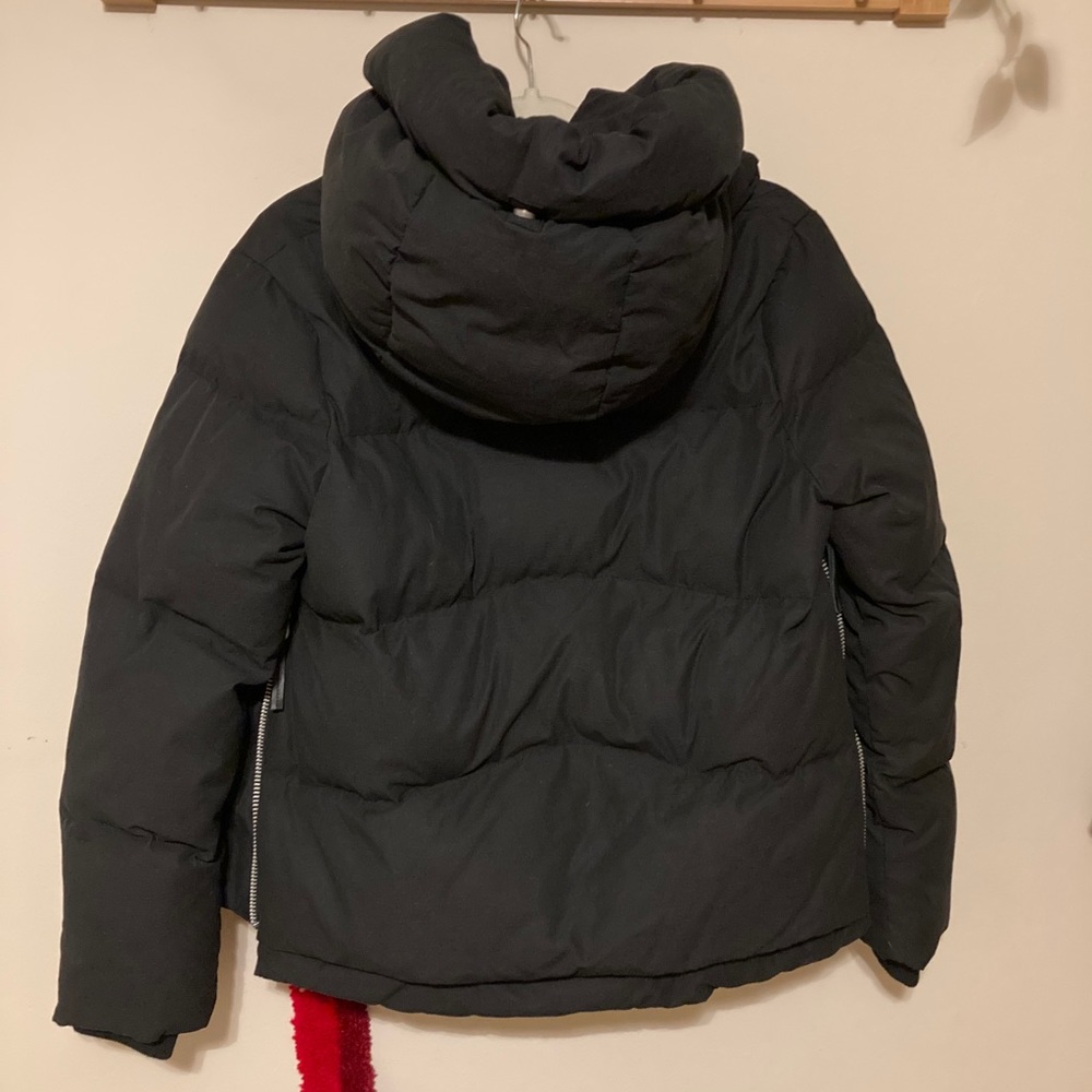 Allsaints ester puffer jacket xs oversized hoodie